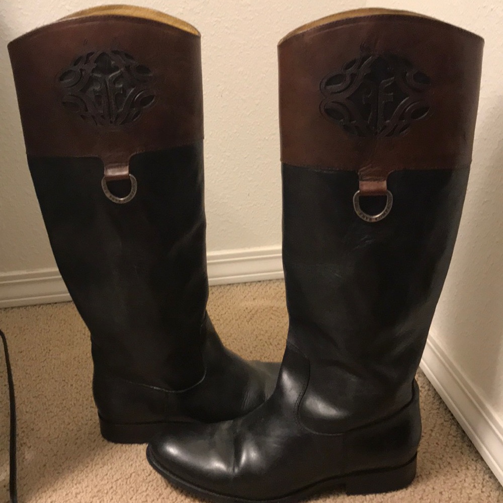 Frye Melissa Logo boots